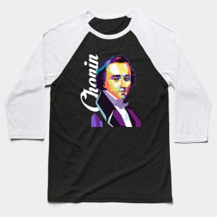 Chopin popart Baseball T-Shirt